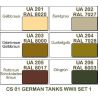 Set camouflage tanks allemands