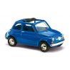 Voiture FIAT 500 bleue