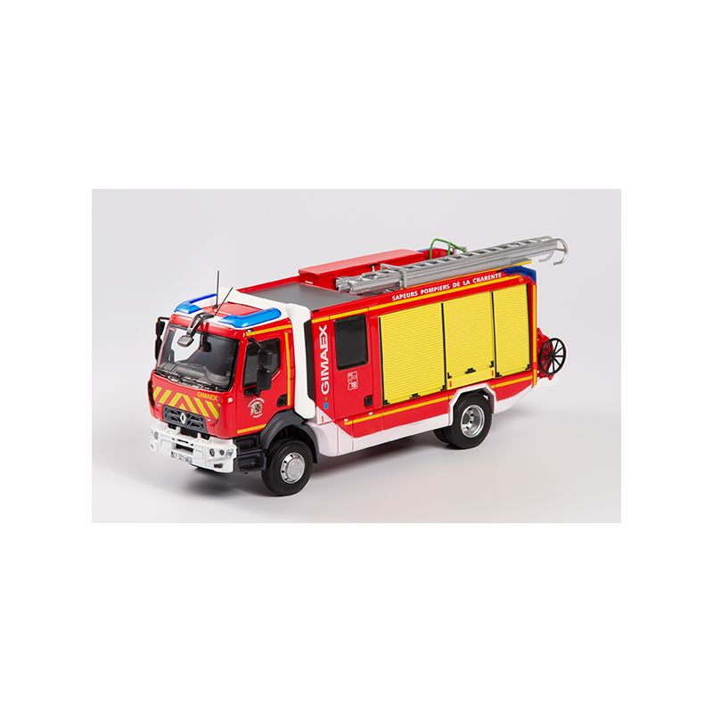 Camion pompiers RENAULT D16-FPT SR GIMAEX-SDIS 16 EI101543 ELIGOR