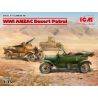 Patrouille du désert ANZAC WWI 3 modèles de voiture FORD Model T 1917