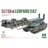 Camion transport de char SLT 56 et char Leopard 2A4