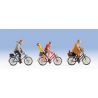 Cyclistes (3 vélos/4 personnages)